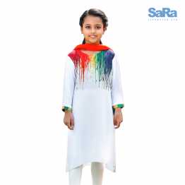 SaRa Girls Set (White )